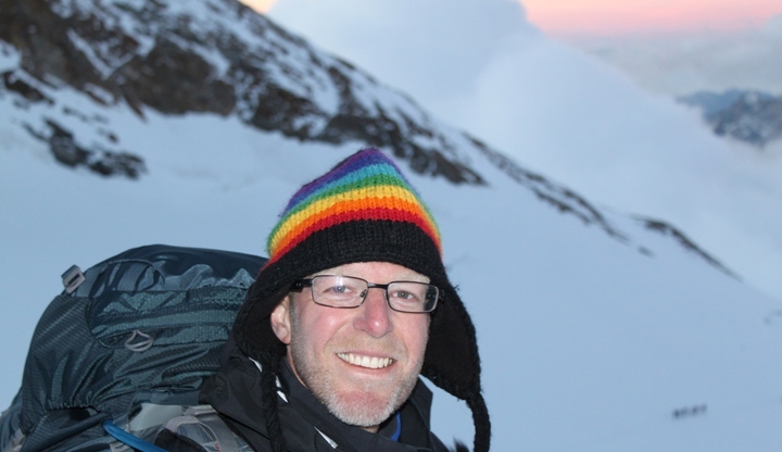 Oli Firth happy to ascend to the Margherita Hut