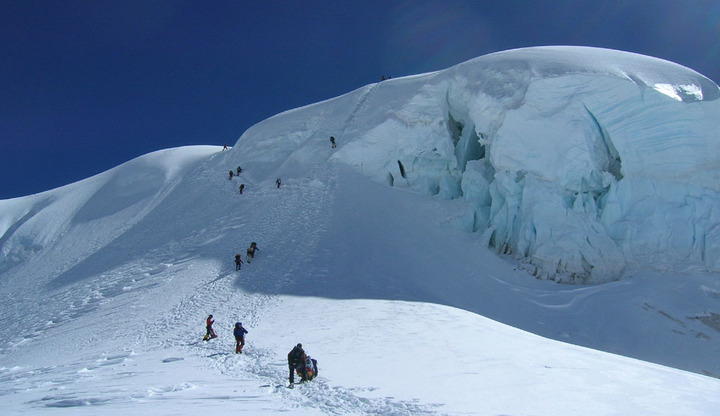 Pushing for the summit