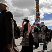Locals in Lhasa