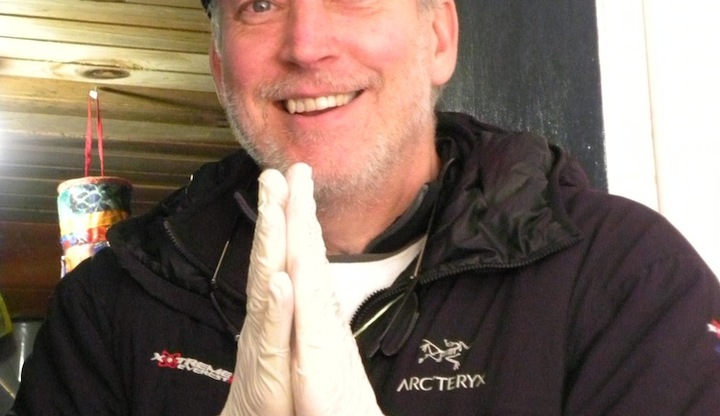 Namaste from Monty processing blood