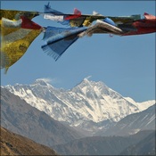 View of Everest from Namche