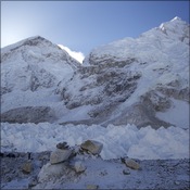 Everest and the icefall
