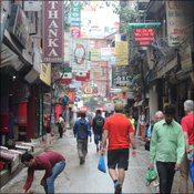 Busy streets of Thamel