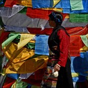 A Sherpani in traditional dress